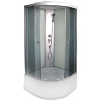 Shower cabin R8804B 90x90 fabric/white