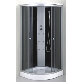 Shower cabin TANI 45470 90x90 white/fabric Shower cabin TANI 45470 90x90 white/fabric