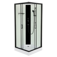 Dušo kabina Galaxy K982 80x80 skaidri/white