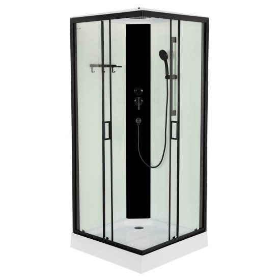 Dušo kabina Galaxy K982 80x80 skaidri/white