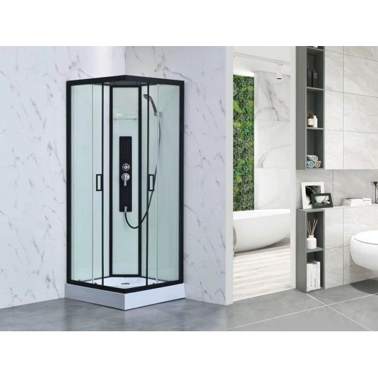 Shower cabin Verona R1617 80x80 transparent