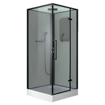 Shower cabin Verona R28 80x80 grey