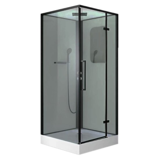 Shower cabin Verona R28 80x80 grey