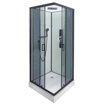Shower cabin Verona R21 80x80 grey