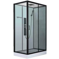 Shower cabin Verona R18 120x80 grey