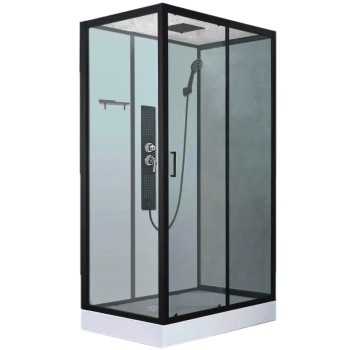 Shower cabin Verona R18 120x80 grey