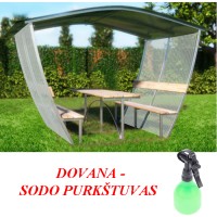 Sale! Garden furniture Nevada 2m (covered roof and sides) GIFT Garden sprayer