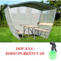 Sale! Garden furniture Nevada 3m (covered roof, sides and end) GIFT Garden sprayer