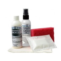 Cleaning kit for chrome and stainless steel