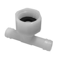 The trident is white