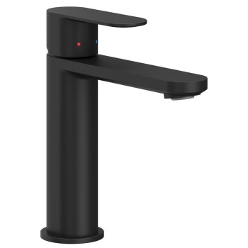 Maišytuvas praustuvo 175mm w/o pop-up waste black