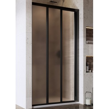 Durys dušo ASDP3-110 198 juodos stiklas Grape 