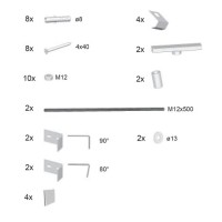 Kompl. tvirt. apd. plokštės 10, Be Happy II, Chrome L/R