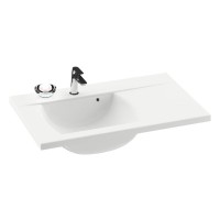 Умывальник CLASSIC 800 белый с отверстием под смеситель