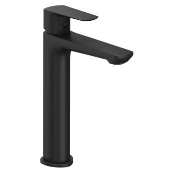 Maišytuvas LF 014.20BL Washbasin tap 240mm w/o pop-up wasle black