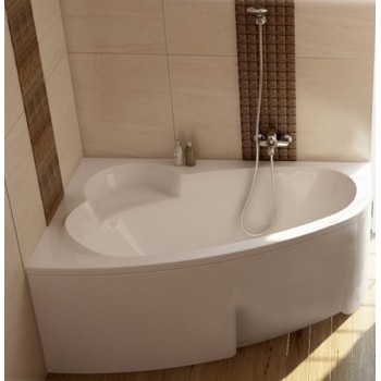 Vonia ASYMMETRIC 160x105L sniego baltumo Vonia ASYMMETRIC 160x105L sniego baltumo
