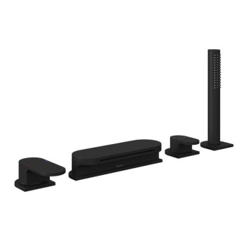 Maišytuvas vonios krašto CR 025.20BL, juodas