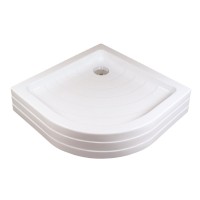 Dušo padėklas Ronda-90 PU-R baltas 