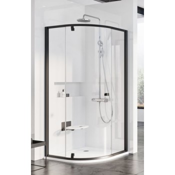 Dušo kabina PSKK3-90 juodas+Transparent Dušo kabina PSKK3-90 juodas+Transparent