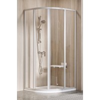 Dušo kabina SKCP4-90 balta stiklas Grape