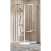Dušo kabina SKCP4-90 195 balta plastikas Pearl