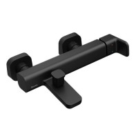 Maišytuvas sieninis TD F 022.20 vonios juodas