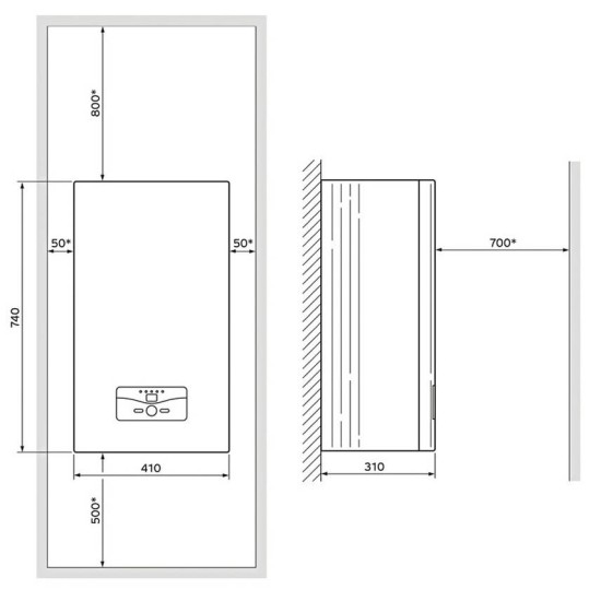 Electric boiler Vaillant eloBLOCK VE 6/14 EU