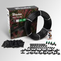 Watering system for 100 plants with a timer