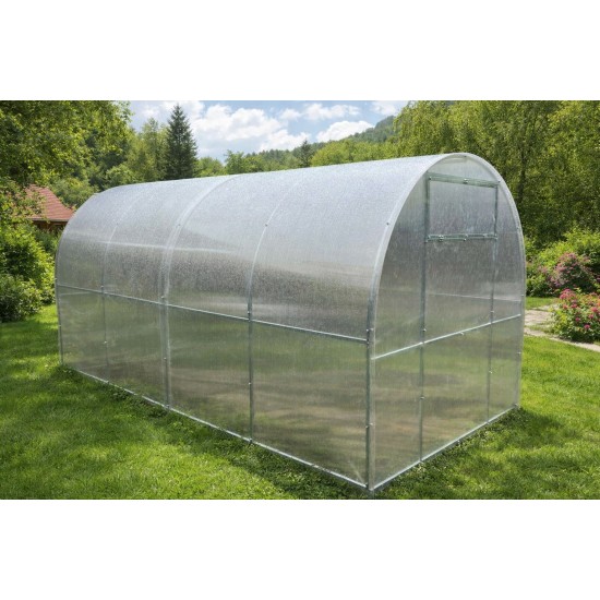 Akcija! Šiltnamis PremiumTitan 2.4x4 arkinis polikarbonatinis