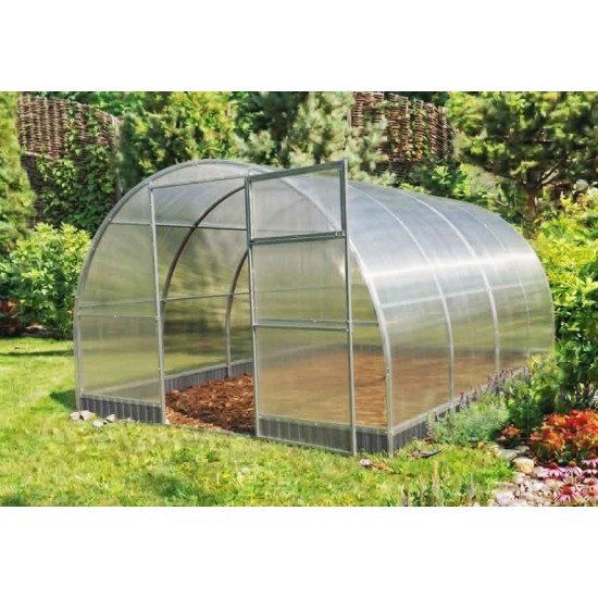 Pamatnes lente polikarbonāta siltumnīcai 3x4