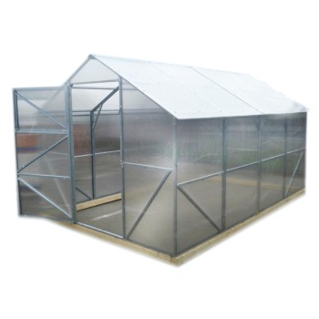 Akcija! Šiltnamis Klasikinis Eko 2.5x6 polikarbonatinis surenkamas šlaitinis