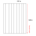 Polycarbonate 10mm transparent 2.10 x 0.44 m