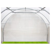 Promotion! Greenhouse tunnel 4m long with polycarbonate cover (tunnel and both ends covered)