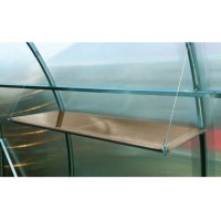 Plaukts siltumnīcai ar tonētu polikarbonātu 1,0x0,40