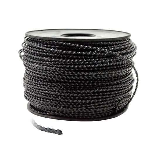 Valas pjovimo 2.4x345m juodas