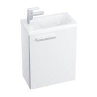 Spintelė SD400 praustuvo chrome balta 