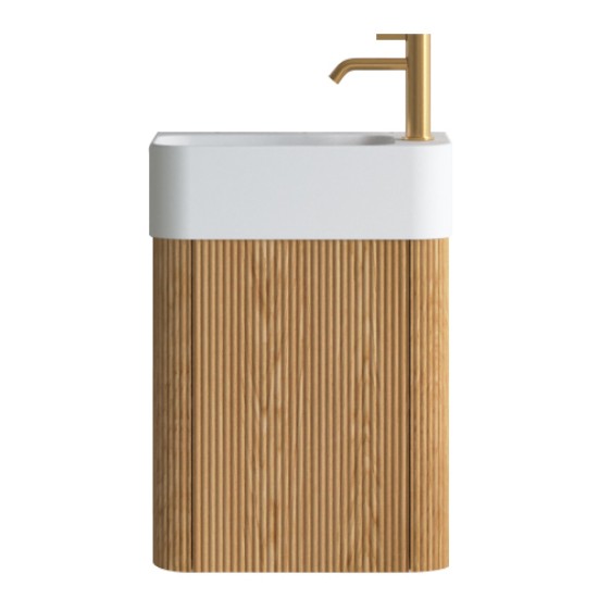 Vonios kambario spintelė su praustuvu ALOE 46 pakabinama