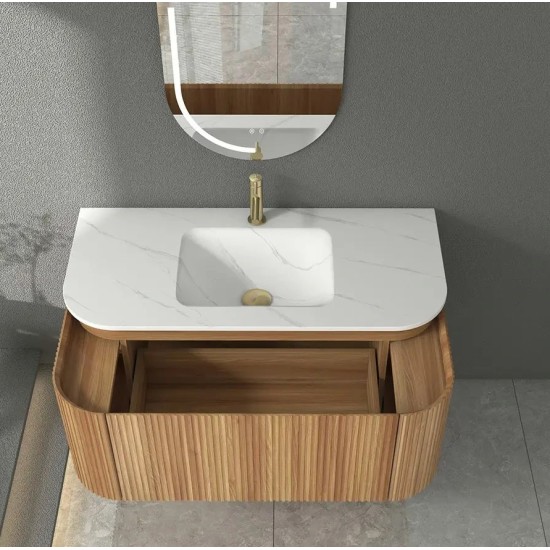 Vonios kambario spintelė su praustuvu FLORA 80 pakabinama