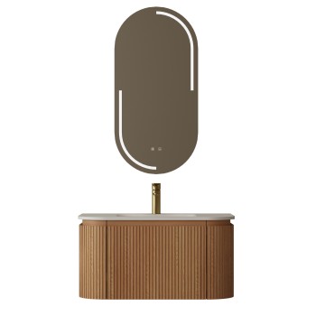 Vonios kambario spintelė su praustuvu FLORA 120 pakabinama Vonios kambario spintelė su praustuvu FLORA 120 pakabinama