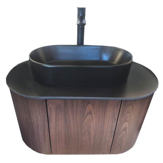 Bathroom cabinet with washbasin IRIS 80 wall-mounted