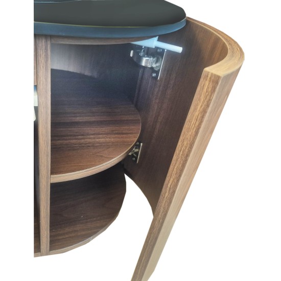 Bathroom cabinet with washbasin IRIS 80 wall-mounted