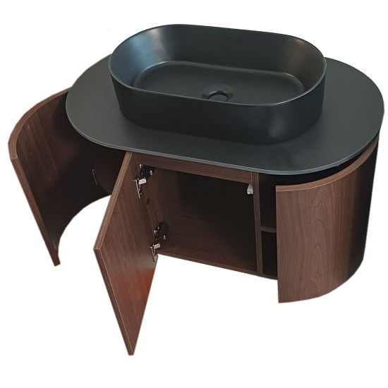 Vannas istabas skapītis ar izlietni IRIS 80, stiprināms pie sienas