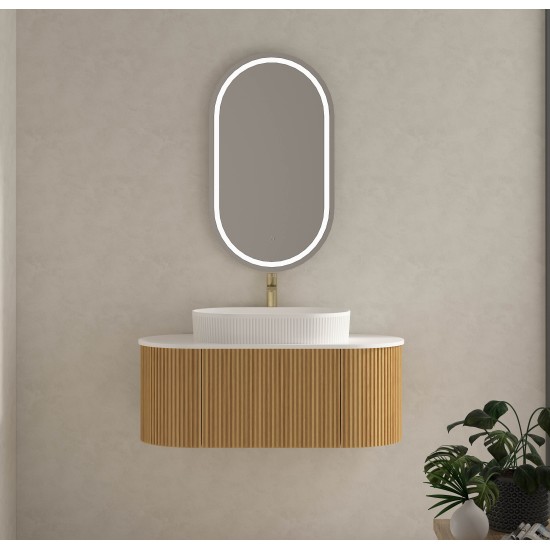 Vonios kambario spintelė su praustuvu LILY 100 pakabinama