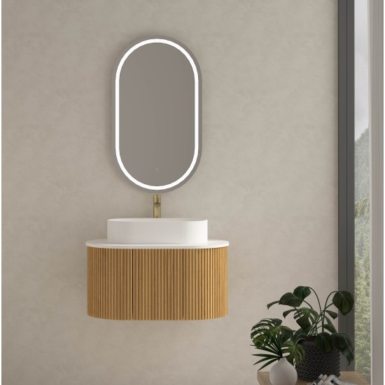 Vonios kambario spintelė su praustuvu LILY 75 pakabinama