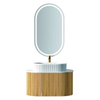 Vonios kambario spintelė su praustuvu LILY 75 pakabinama