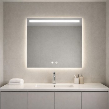 Mirror LIRA 60 with LED lighting