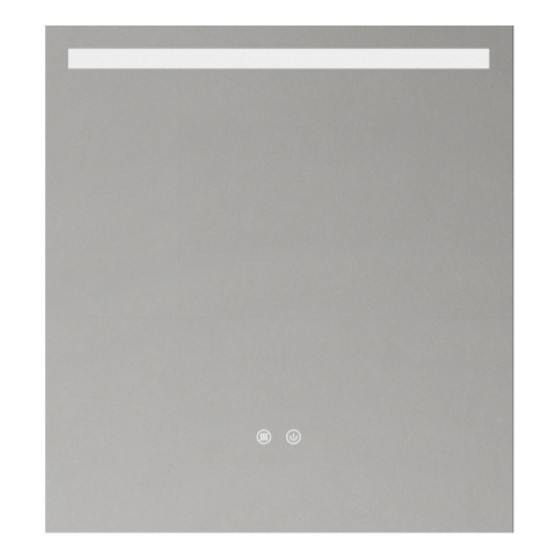 Veidrodis LIRA 60 su LED apšvietimu