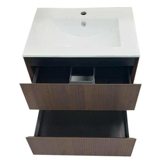 Vannas istabas skapītis ar izlietni LIRA 60, stiprināms pie sienas