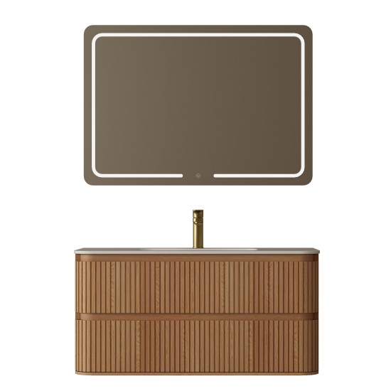 Vonios kambario spintelė su praustuvu LOTUS 100 pakabinama