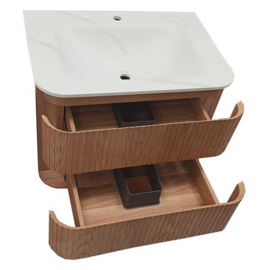 Vannas istabas skapītis ar izlietni LOTUS 75, stiprināms pie sienas